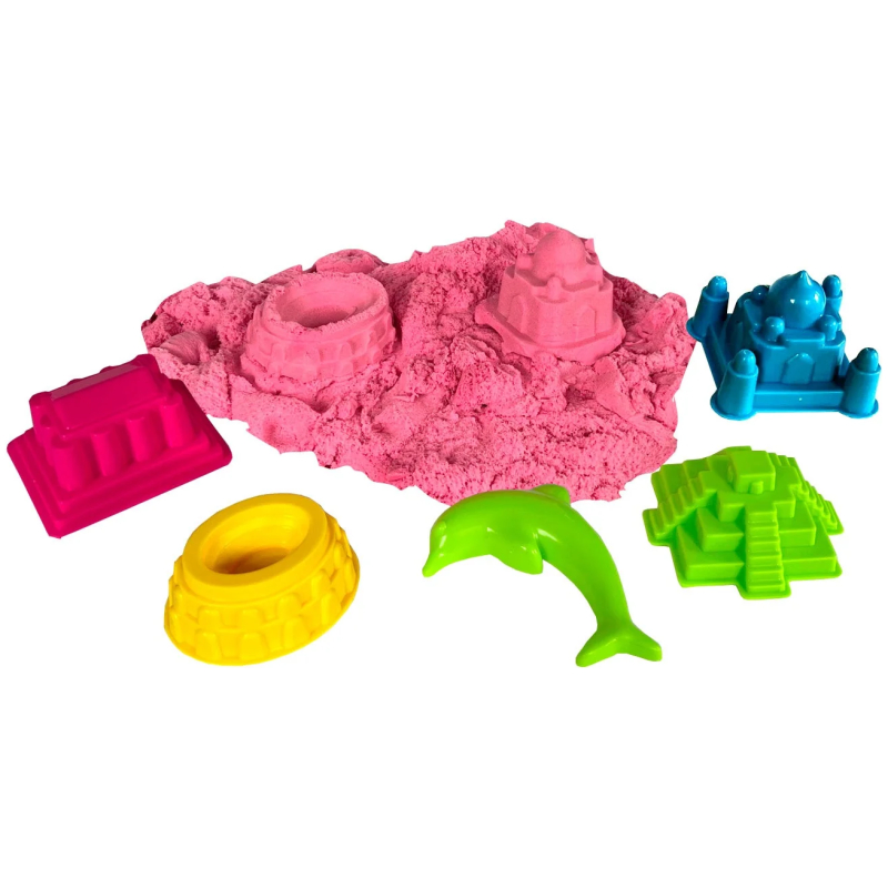 Arena mágica cotton sand 1 kg. rosa