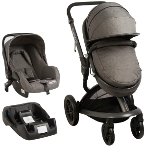 Coche travel system quantum gris