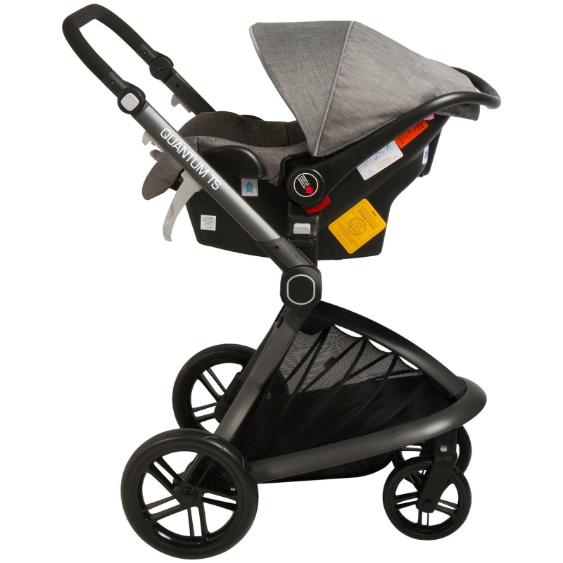 Coche travel system quantum gris