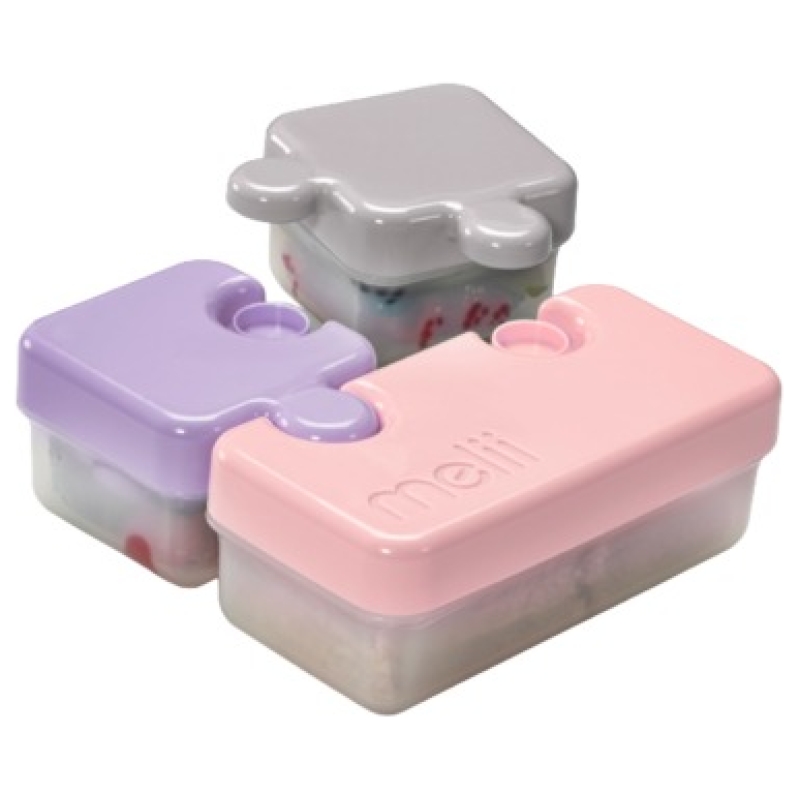 Contenedor de comida puzzle melii - rosa