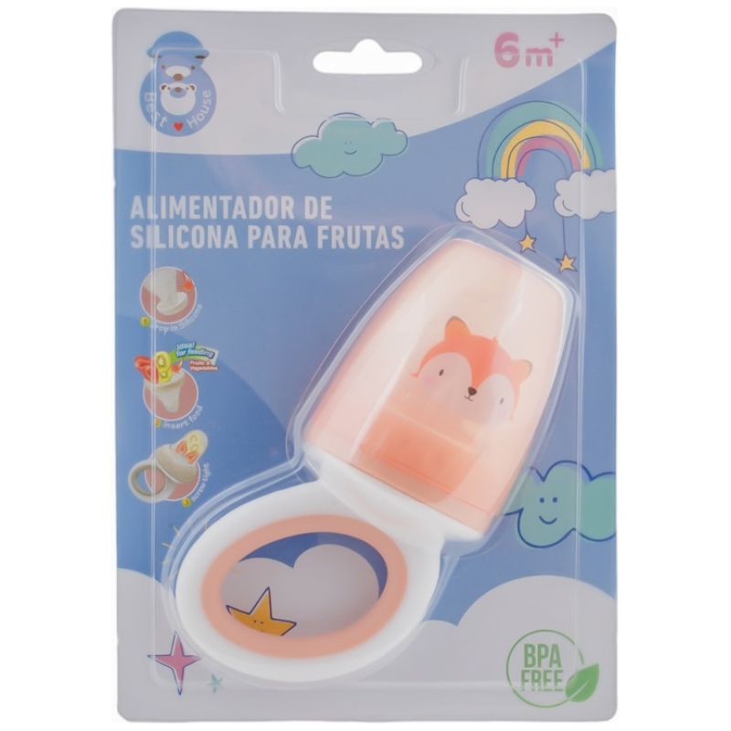 Chupete alimentador de silicona para frutas