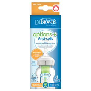 Mamadera boca ancha options+ 150 ml dr. brown's