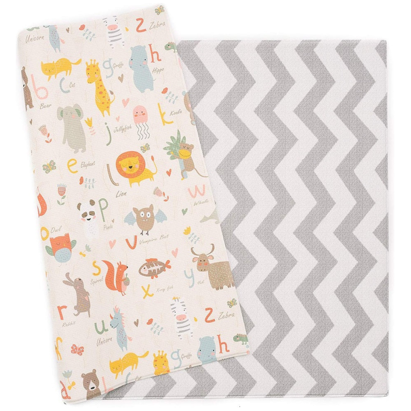 Alfombra playmat animales zig zag