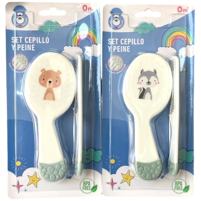 Set de cepillo y peineta best house