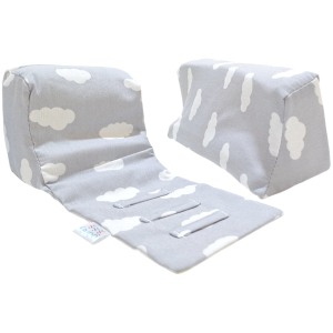 Cojín Antivuelco Para Bebés 2 Piezas - Gris
