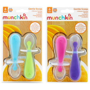 Set cucharas de silicona munchkin