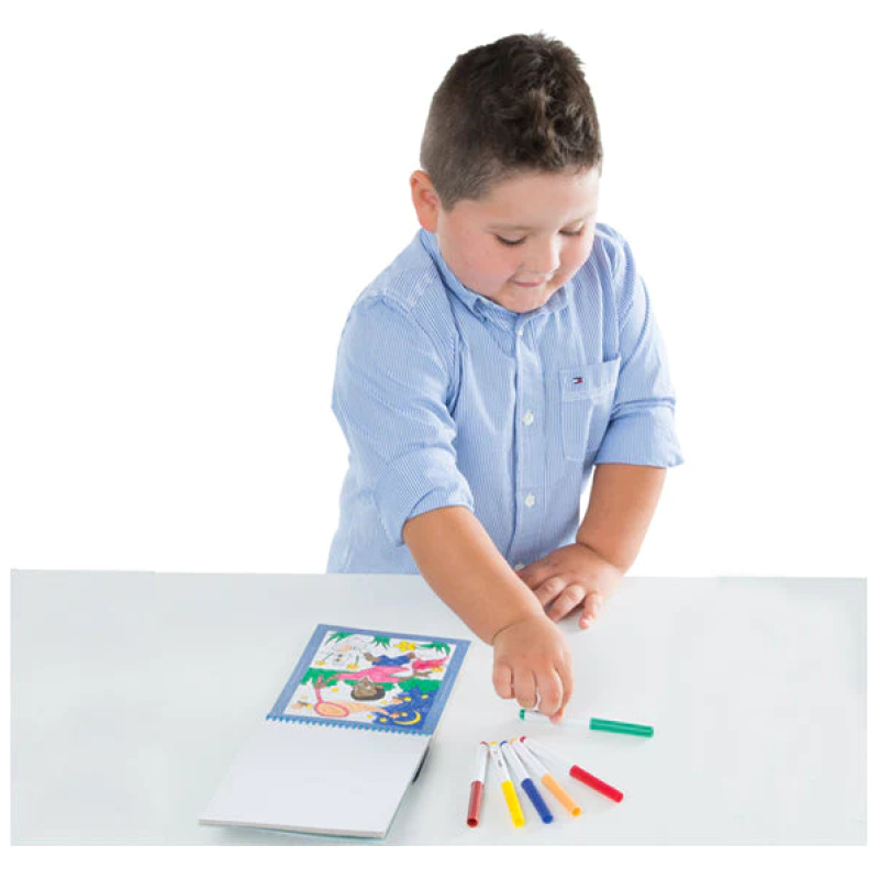 Libro para pintar números - azul