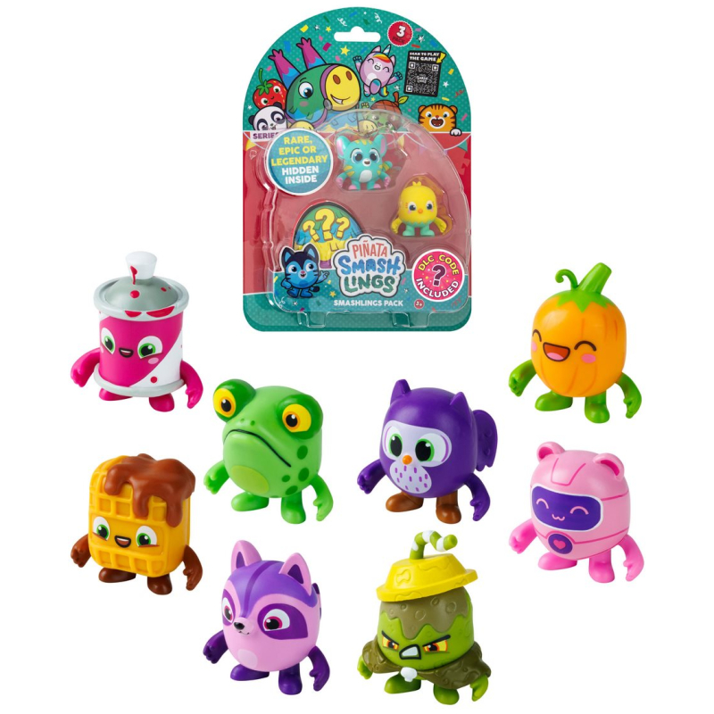 Pack de 3 figuras piñata smashlings