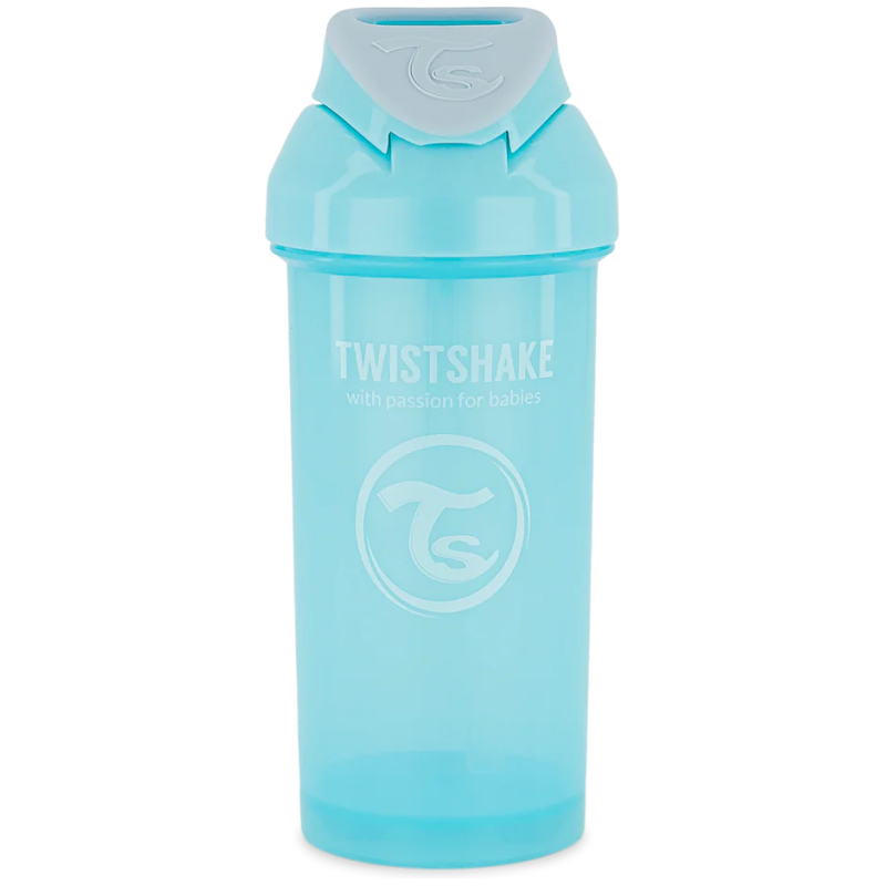 Vaso con bombilla straw cup twistshake 360 ml - rosa