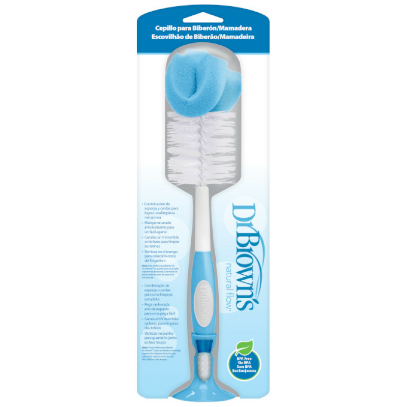 Cepillo limpia mamaderas azul dr. brown's