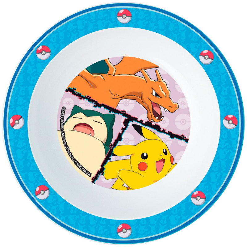 Bowl infantil apto para microondas pokémon