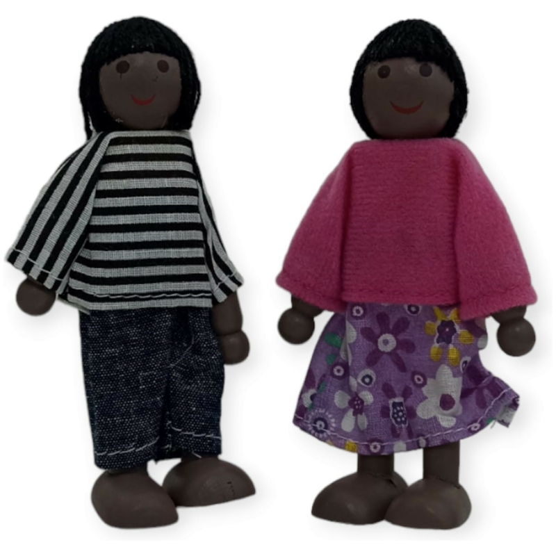 Set muñecos mini familia