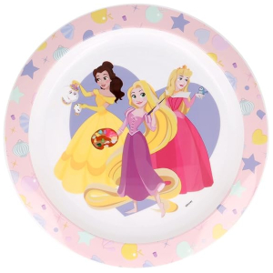 Plato apto para microondas princesas