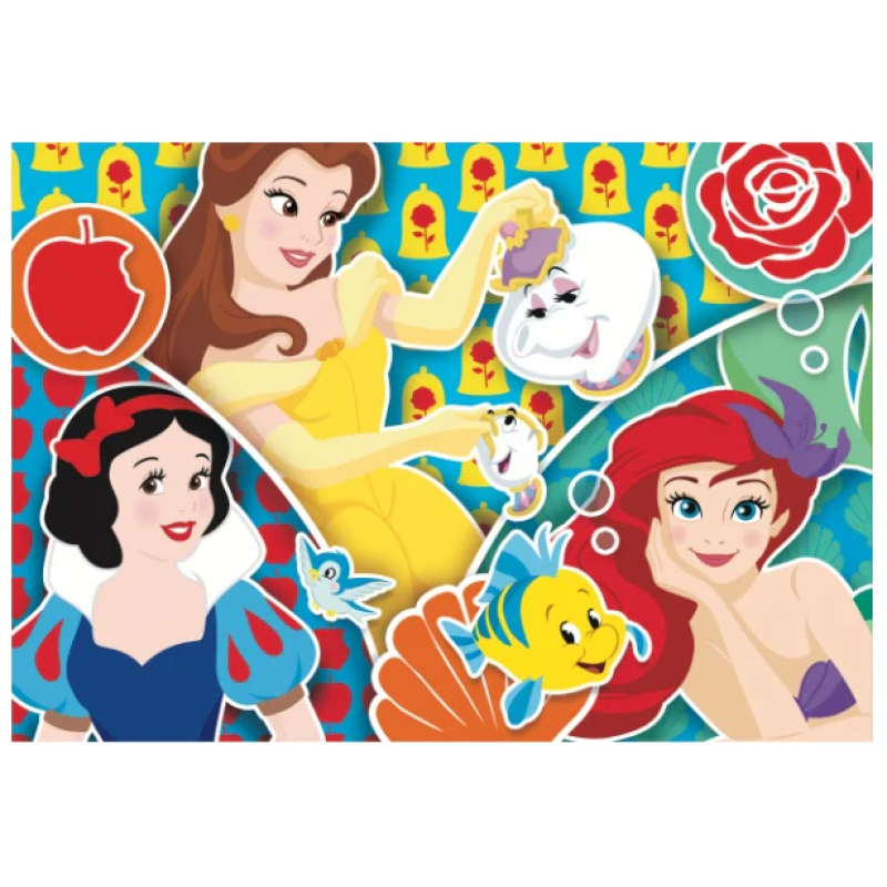Puzzles 2x20 piezas - princesas disney
