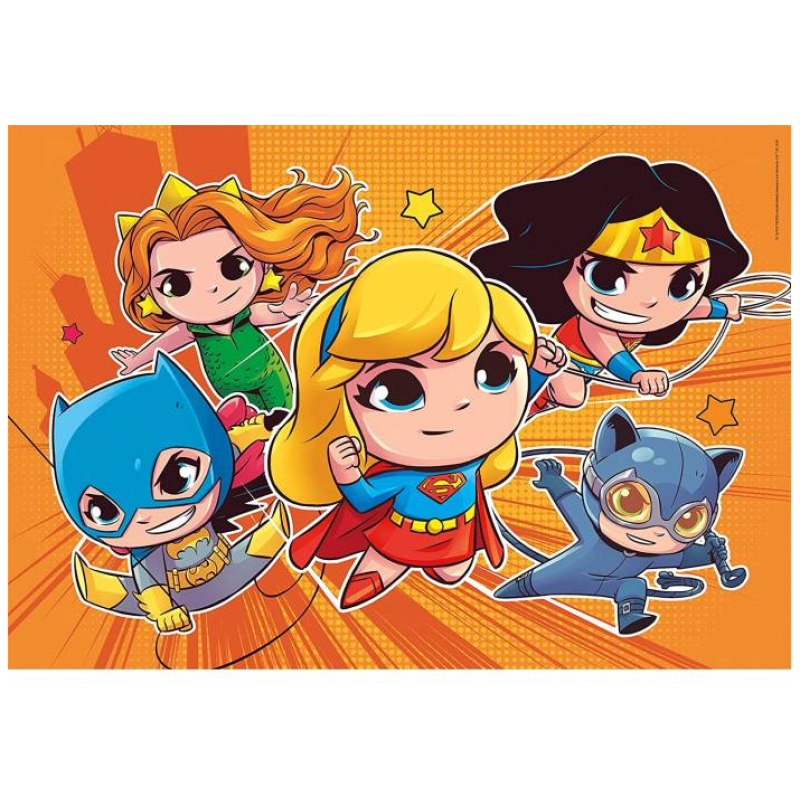 Puzzles 2x60 piezas - super amigos dc comics