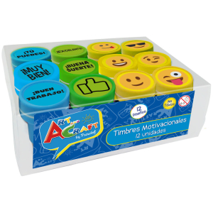 Timbres motivacionales 12 unds.
