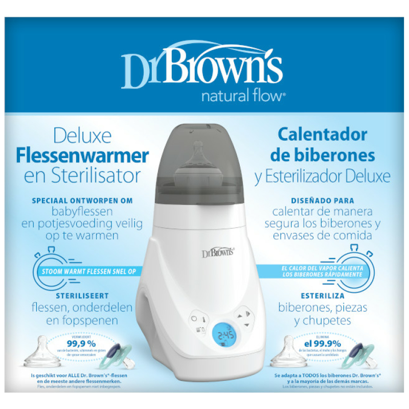 Calentador de mamaderas y esterilizador dr. brown's