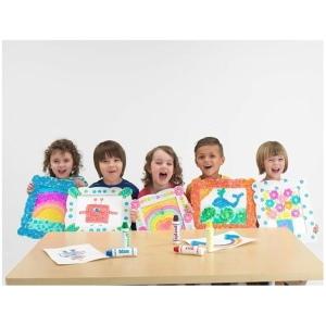 Marcadores lavables brilliant do a dot art 6 unidades