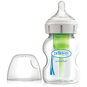 Funda protectora mamadera boca ancha vidrio 150ml dr. browns