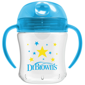 Vaso antiderrame boquilla blanda 180 ml dr. browns