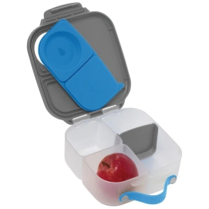 Mini lonchera con divisiones antiderrame b. box - gris