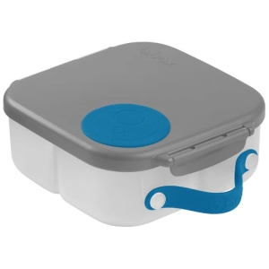 Mini lonchera con divisiones antiderrame b. box - gris