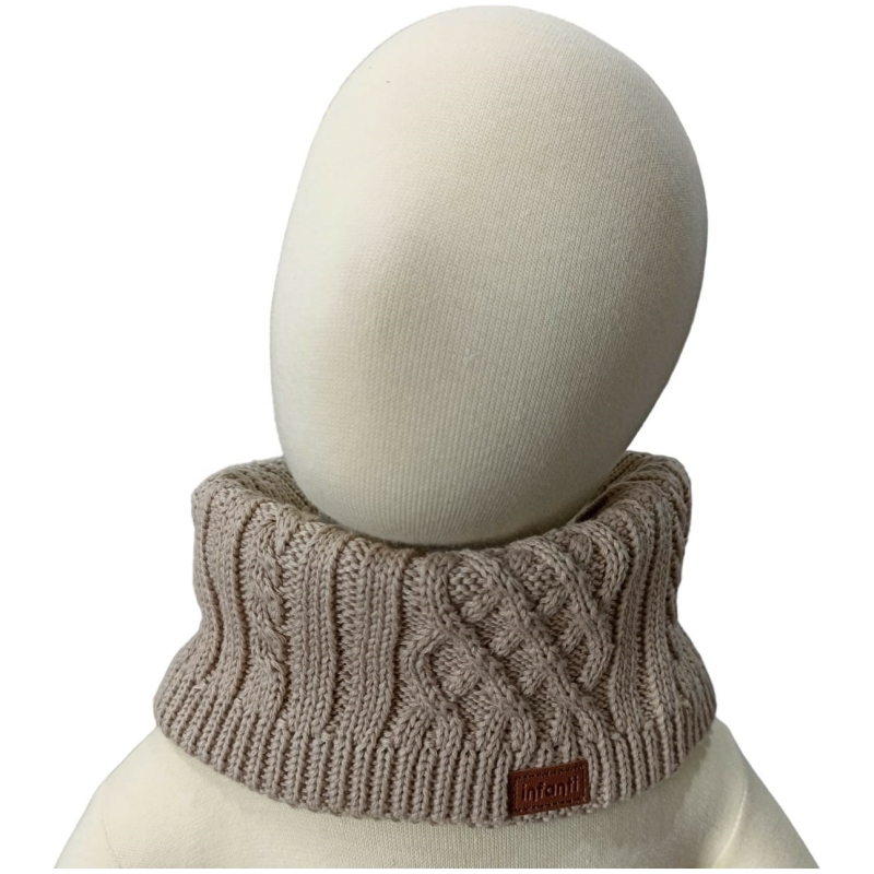 Cuello tejido trenzas infanti