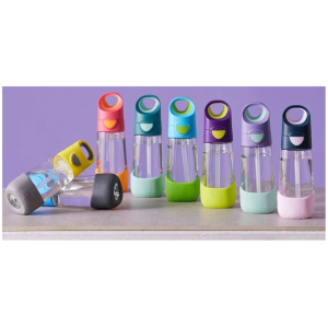 Botella con bombilla tritan 450 ml b.box