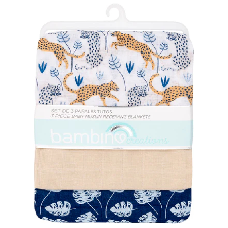 Pañales tutos de muselina bambino chita