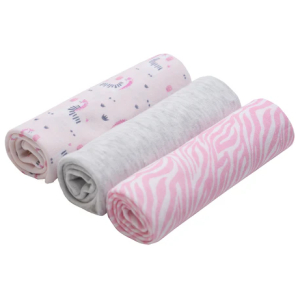 Set de 3 tutos bambino gris cebra