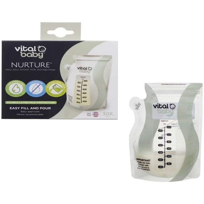 Bolsas para almacenar leche materna 30 pcs vital baby