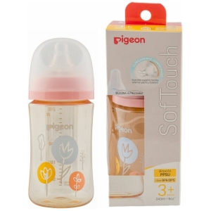 Mamadera softouch pigeon ppsu 240 ml flower