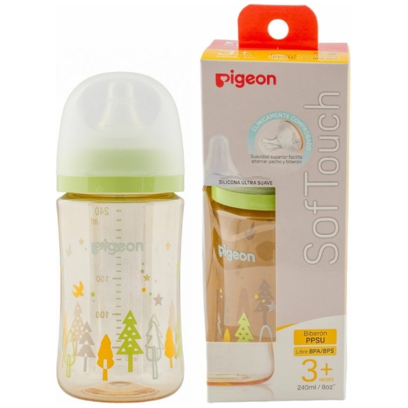 Mamadera softouch pigeon ppsu 240 ml forest