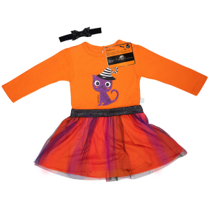 Body halloween gato niña bambino