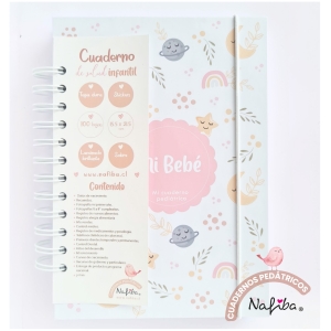Libreta pediátrica gris avión