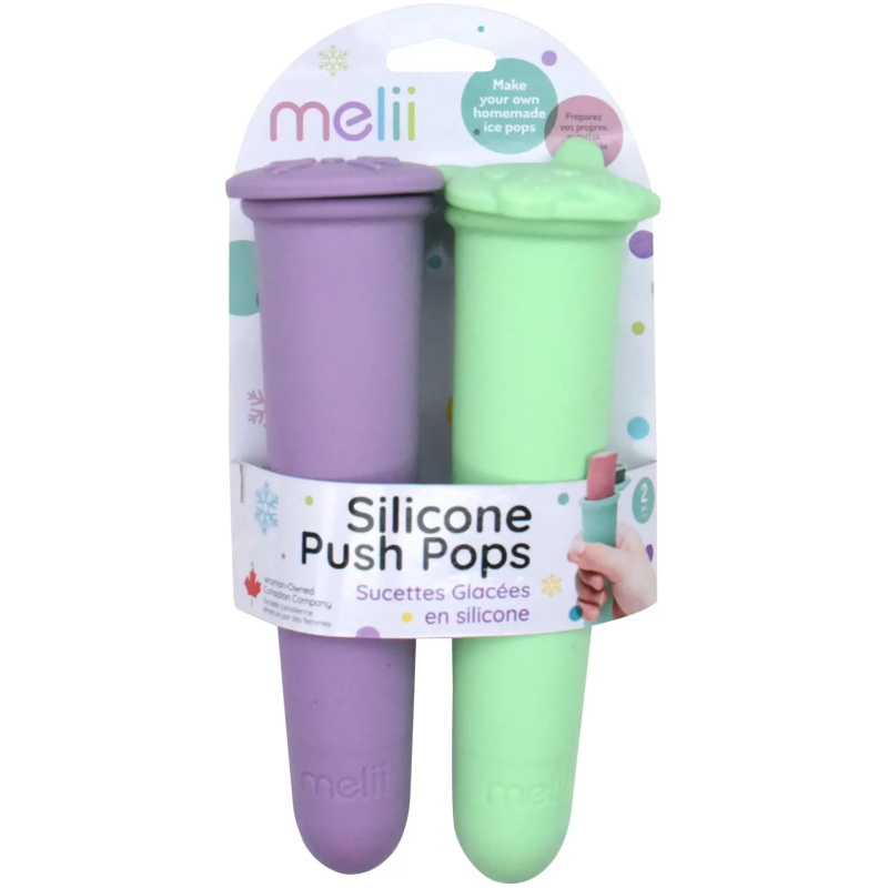 Pack 2 moldes de helado push pops bull dog - gato melii