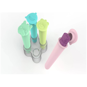 Pack 4 moldes de helado push pops melii