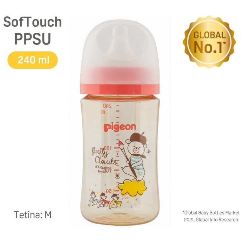 Mamadera softouch pigeon ppsu 240 ml house