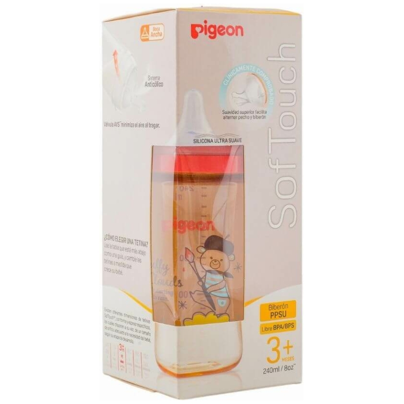 Mamadera softouch pigeon ppsu 240 ml house