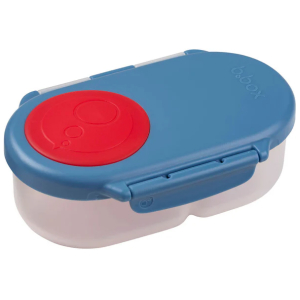 Contenedor snackbox 2 divisiones b.box - blue
