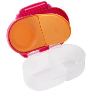 Contenedor snackbox 2 divisiones b.box - strawberry