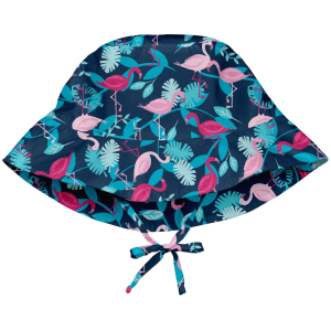 Sombrero con filtro uv bucket azul flamingo - 0-6 meses