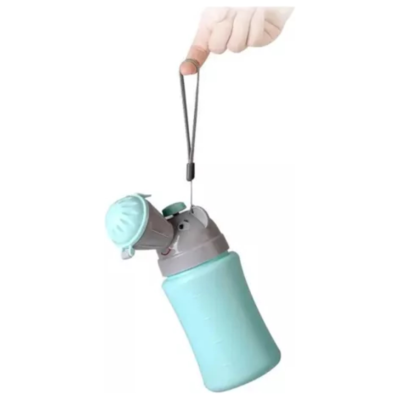 Urinario portátil infantil elefante - celeste
