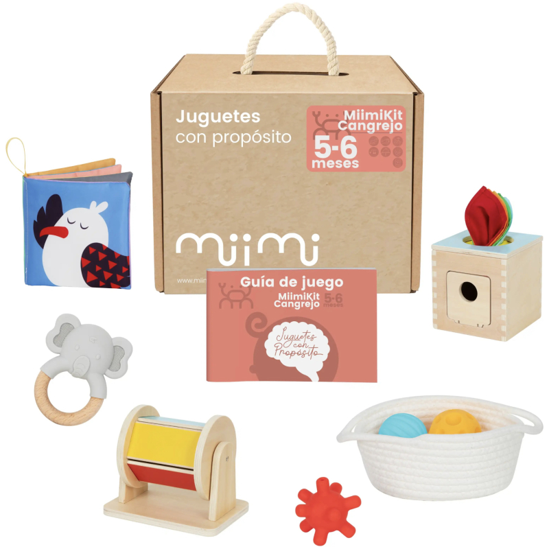 Kit de Juguetes MiimiKit Cangrejo 5 a 6 meses