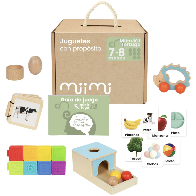 Kit de Juguetes MiimiKit Tortuga 7 a 8 meses