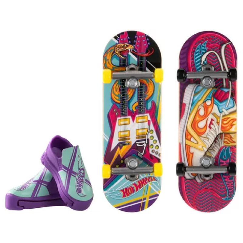Hot Wheels Patineta Con Tennis Retro - Hot Stepper - Imagen 2