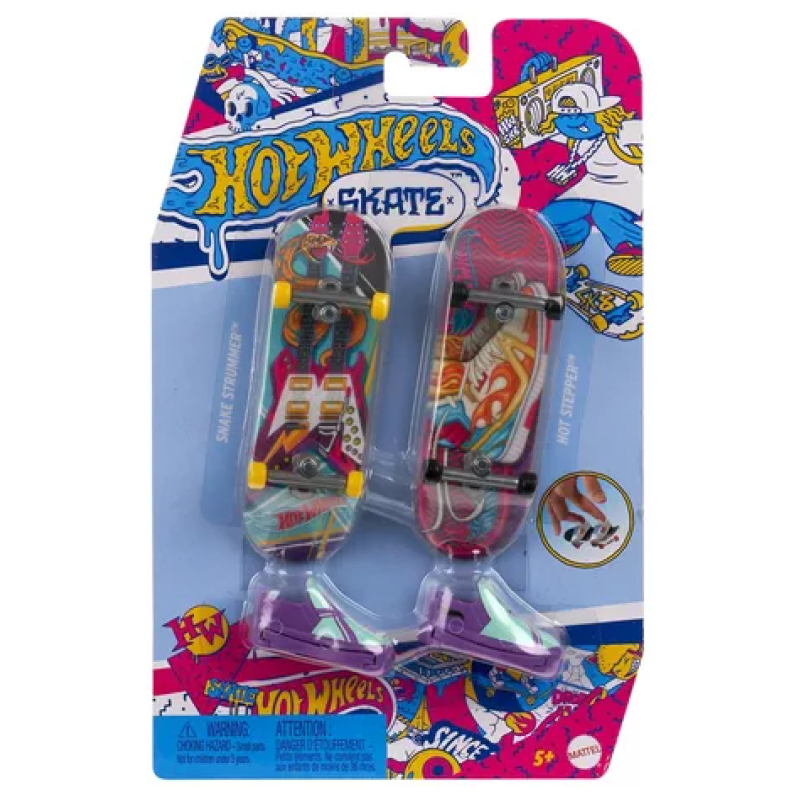 Hot Wheels Patineta Con Tennis Retro - Hot Stepper