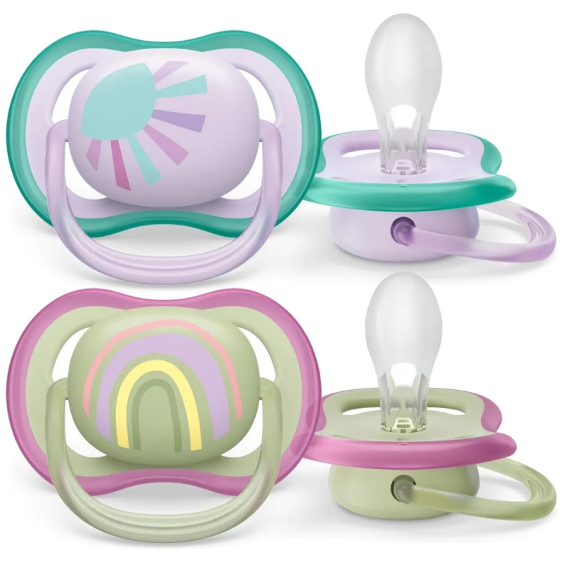 Chupetes Avent Ultra Air 0-6 Meses Violeta - Imagen 2