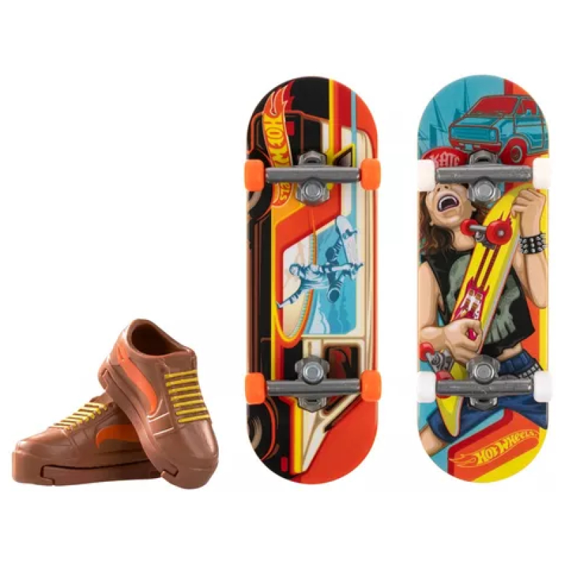 Hot Wheels Patineta Con Tennis Retro - Skate Vibin - Imagen 2