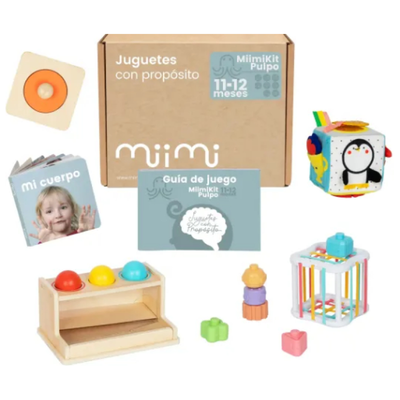 Kit de Juguetes MiimiKit Pulpo 11 a 12 meses